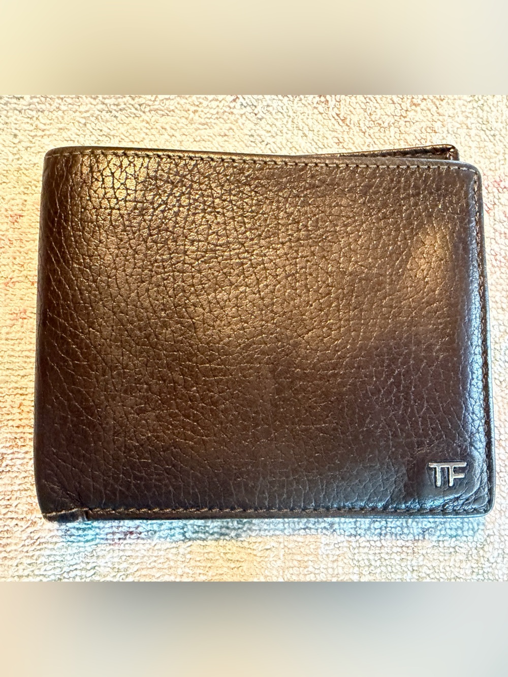 Tom Ford Bifold Wallet Brown Leather Pre-owned